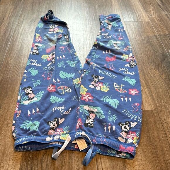 Disney Mickey Mouse Paradise Pajama Pants Woman’s Size: Small - Picture 1 of 6